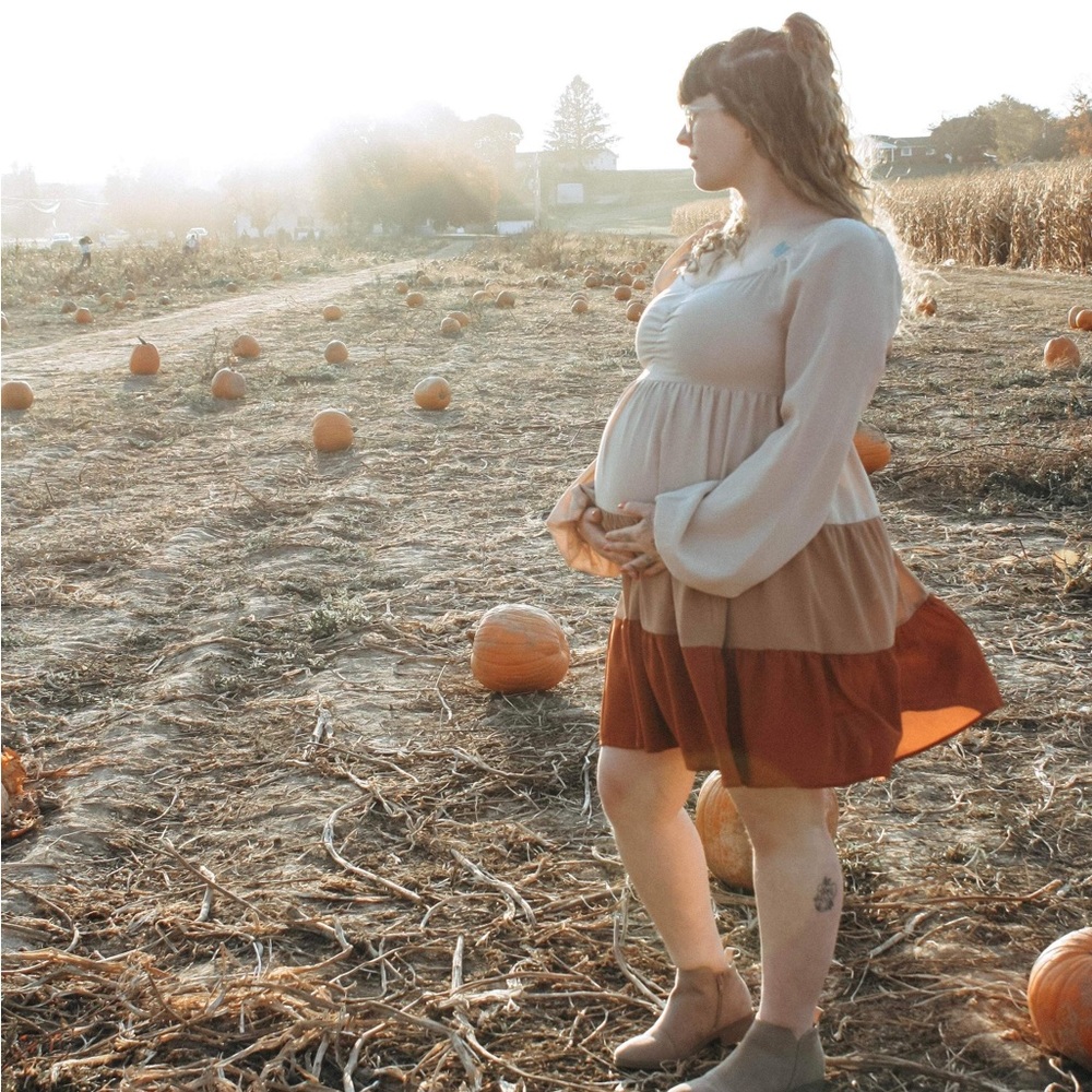 Fall Maternity Dress